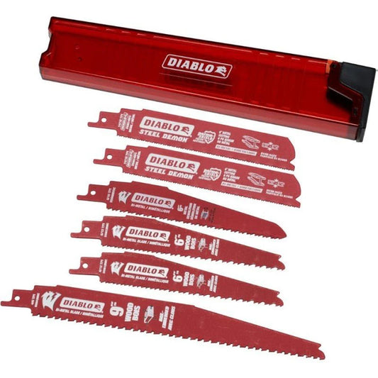 DIABLO 6 Piece Metal/Wood Reciprocating Blade Set DS-006SC