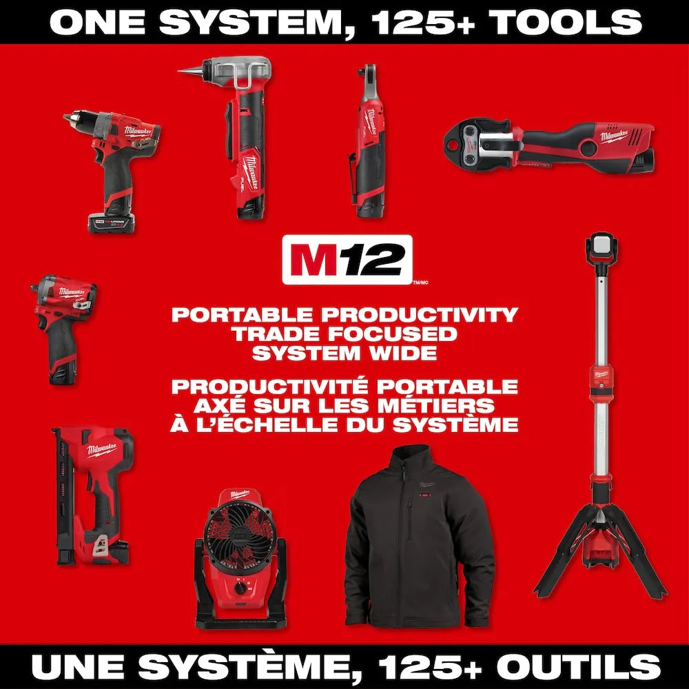 Milwaukee, 2482-20 M12 FUEL 1/2" X 18" Bandfile