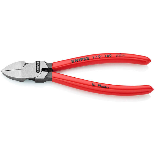 Knipex 72 01 160 6 1/4-Inch Flush Side Cutters with Opening Spring