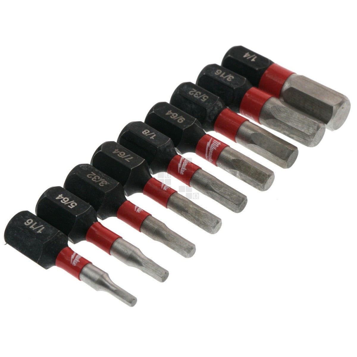 Milwaukee SHOCKWAVE 48-32-4616 Impact Duty Steel Hex Screw Driver Bit Set (9-Piece)