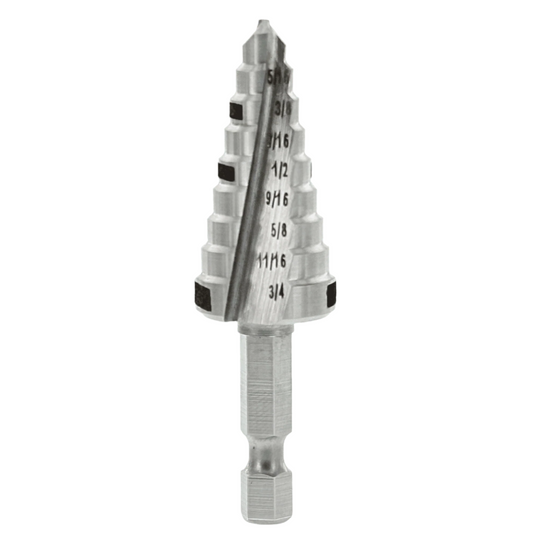 Freud, DSD0750S09 3/8" ‑ 3/4" Impact Step Drill Bit 9 Steps