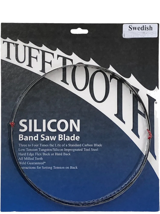 Tuff Tooth 52" x 1/4-6TPI Swedish Silicon Bandsaw Blades