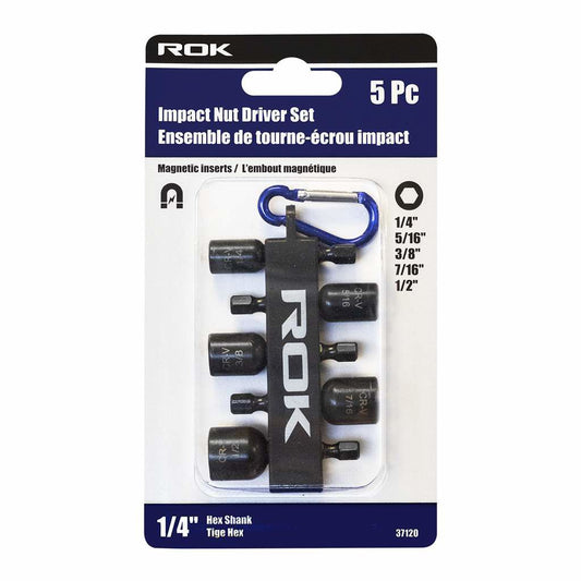 ROK, 37120 Nut Driver 5 pc