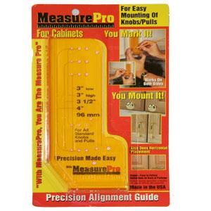 Measure Pro Cabinet Door Handle Installation Template Jig