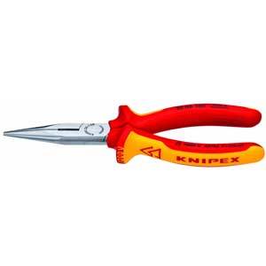 Knipex, 25 08 160 SBA Pince à bec long avec cutter 1 000 V isolée