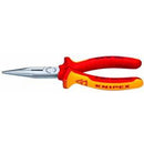 Knipex, 25 08 160 SBA Long Nose Pliers with Cutter 1,000V Insulated