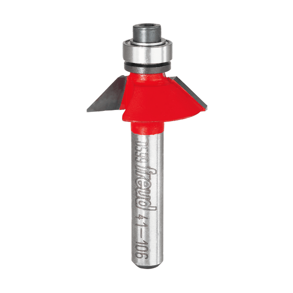 Freud, 41-106 45º Two Flute Bevel Trim Router Bit with 1/4'' Shank