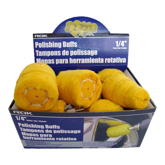 ROK, 44602 Polishing and Buff Pads 1/4'' Shank