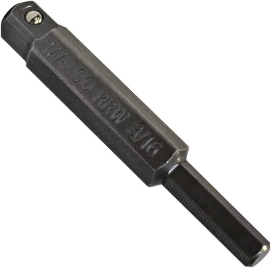 Malco RRW316 Clé hexagonale à cliquet, inserts 3/16", paquet de 10