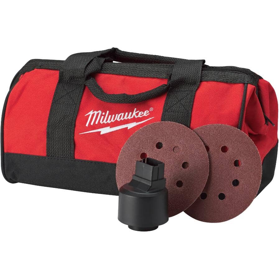 Milwaukee 6033-21 Amp 1/4 Sheet Orbital 14,000 OBM Compact Palm Sander  with Dust Canister (2 Sheets of Sandpaper Included)