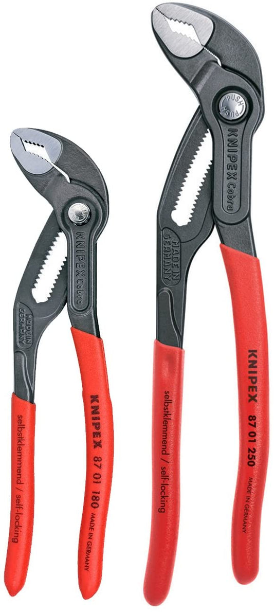 Knipex 00 31 20 V01 US 2 Pc Cobra® Water Pump Pliers Set (7 1/4", 10")