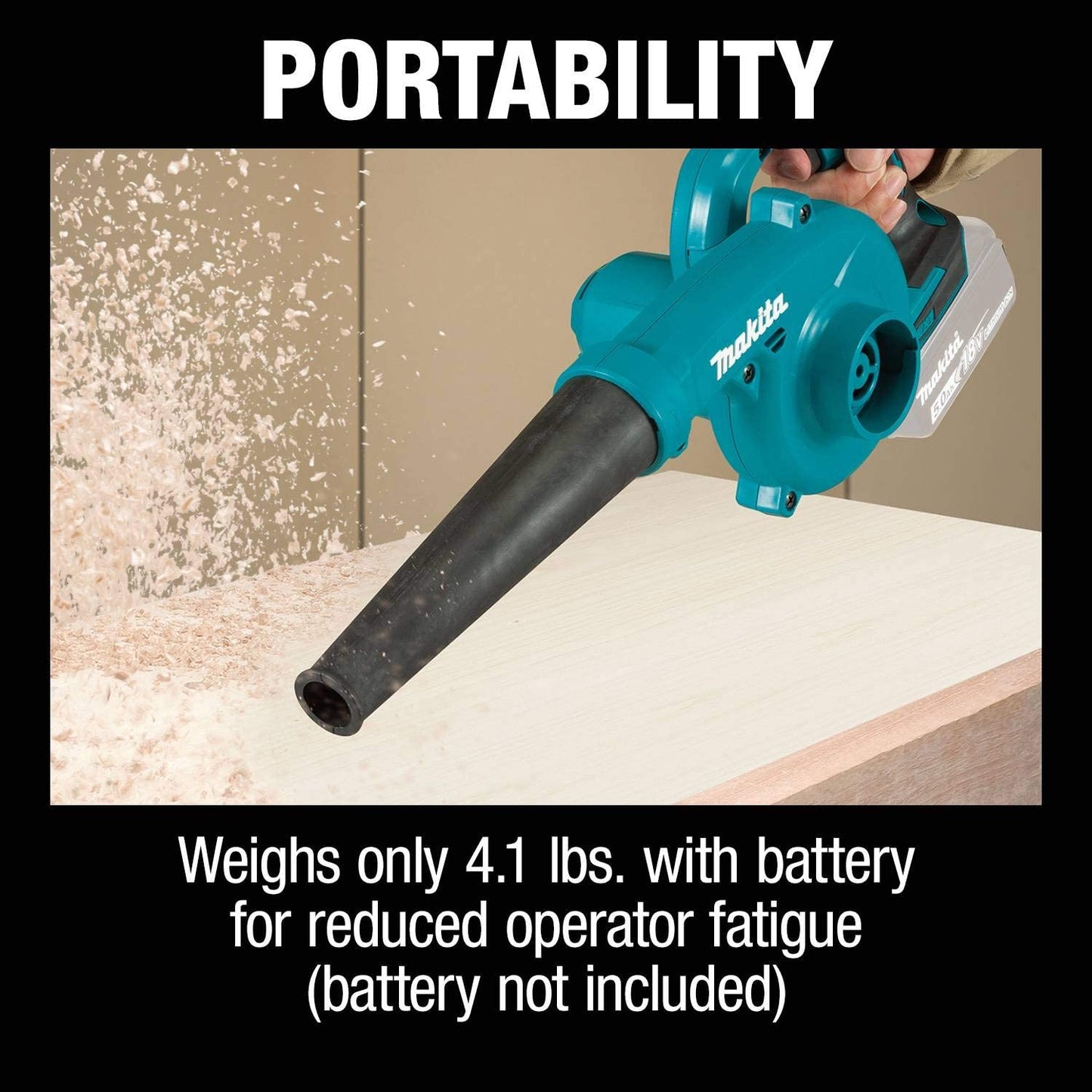 Makita, DUB185Z 18 V LXT Li‑Ion souffleur/aspirateur sans fil, outil uniquement 17034