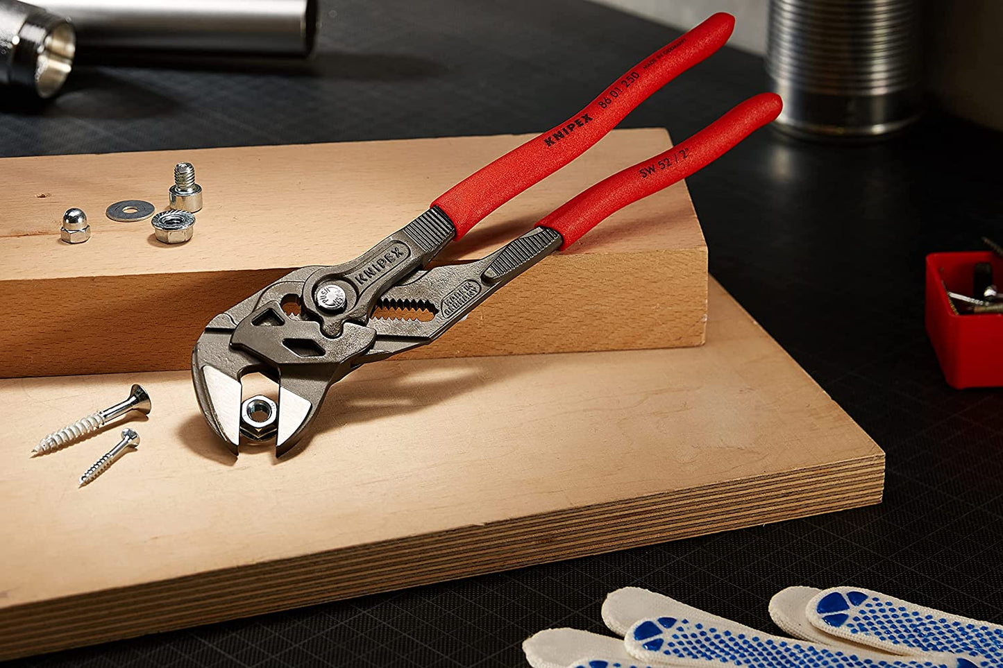 KNIPEX 86 01 250 Clé à pince 10" avec finition noire