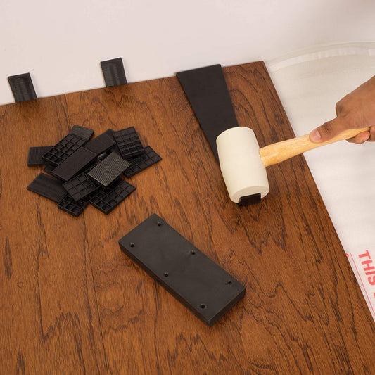 Roberts 10-26 Laminate Flooring Installation Kit with Tapping Block, Pull Bar and 30 Wedge Spacers