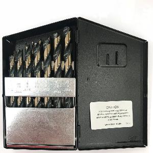 Norseman AQF-15 Jobber Drill Bit Set 15pcs Bully Premium Gold & Black