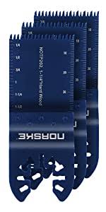 Norske, NOTP273 Lame bimétallique à dents japonaises de 1 1/4" (3/paquet) 76084