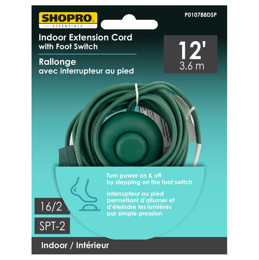 Indoor Extension Cord with Foot Switch
