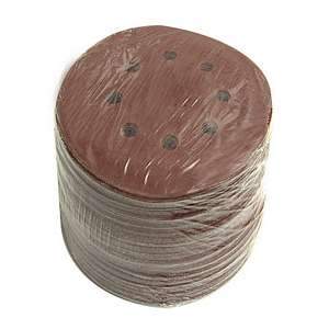 ROK, 44717 Disques abrasifs à crochet et boucle de 5 po, 180 grt (paquet de 100) 12602