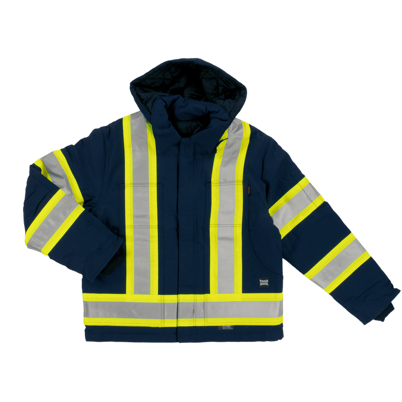 High Visibility Cotton Duck Safety Jacket S457 by Tough Duck