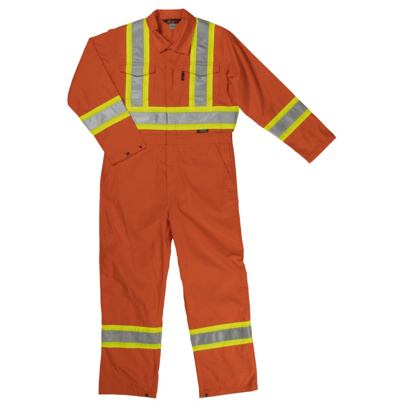 Work King High Visibility Work Poly / Cotton Unlined Coverall s792 by Tough Duck