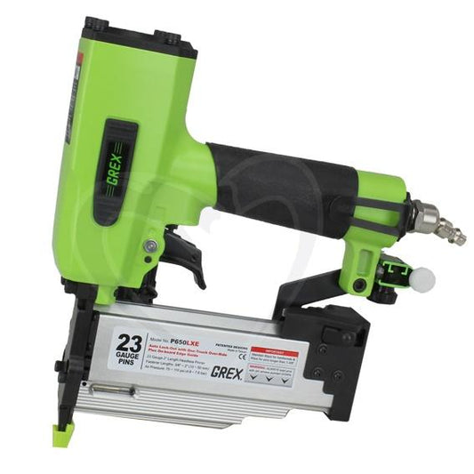 Grex, P650LXE 23 Ga 2" Headless Pinner, 1 Touch Over Ride