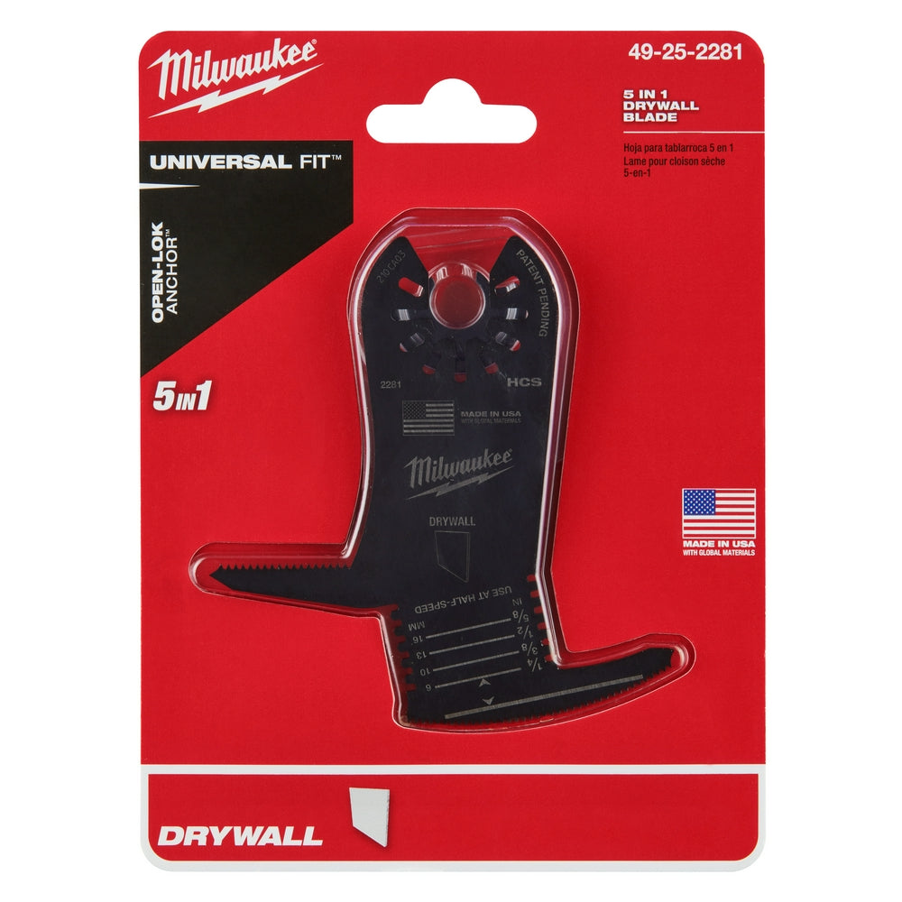 Milwaukee. 49-25-2281 OPEN-LOK 5-In-1 Drywall Blade