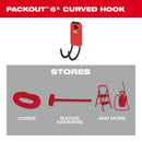 Milwaukee, 48-22-8331 PACKOUT 6" Curved Hook