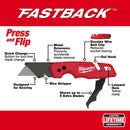 Milwaukee, 48-22-1502 FASTBACK Folding Utility Knife with Blade Storage