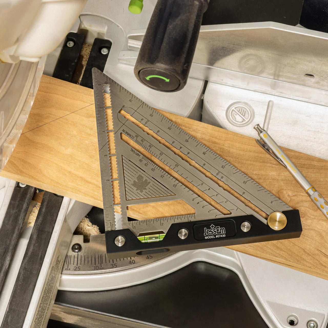 Jessem 07430 Stainless Steel Quick Angle Square