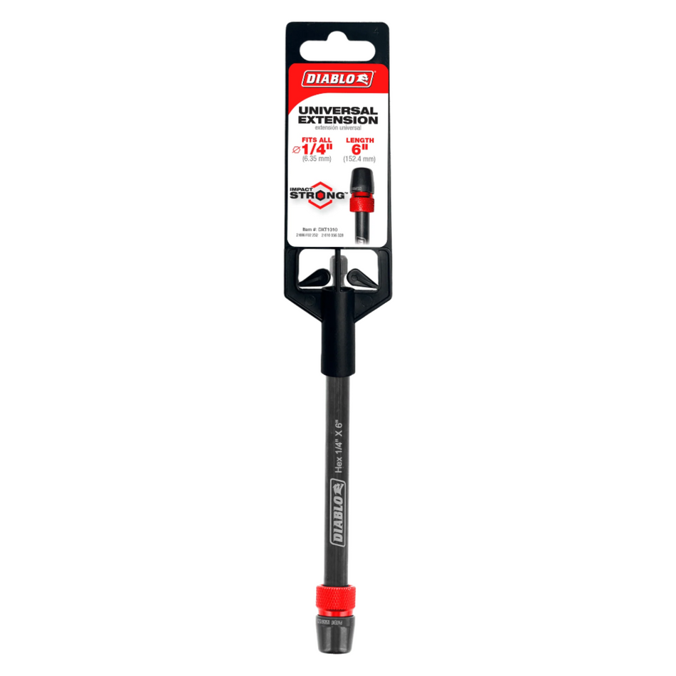 Diablo, 1/4in Universal Extensions 6in & 12in