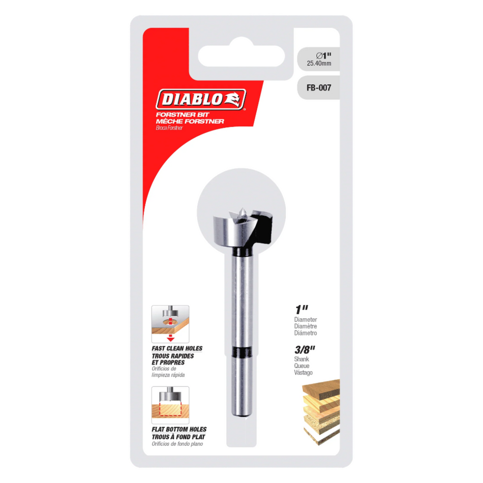 Freud Diablo FB-007 1-inch Industrial Forstner Bit