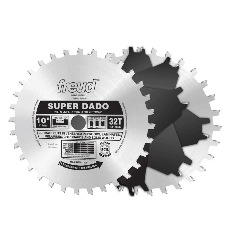 Freud, SD510 Super Dado Blade Set 500 Series