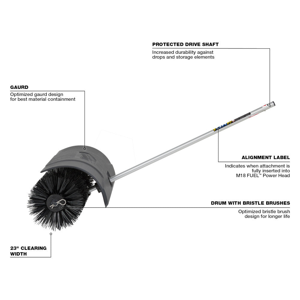 Milwaukee, 49-16-2741 Bristle Brush Attachment