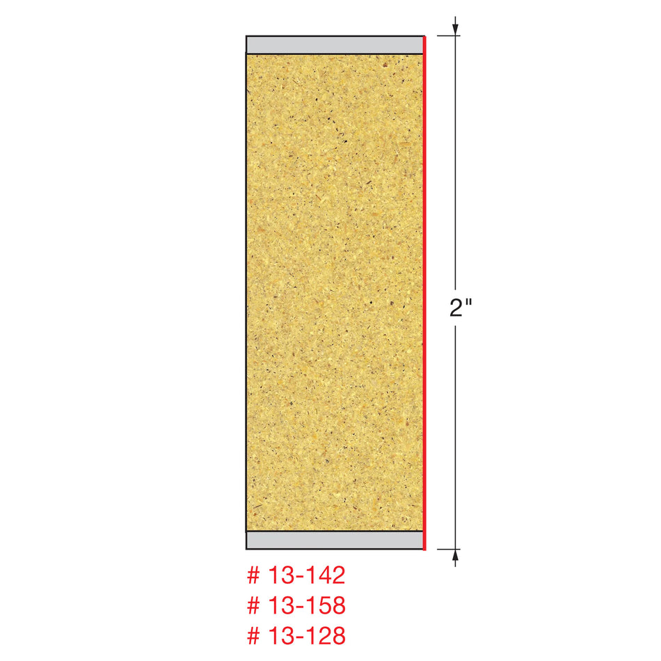 Freud, 13-142 embouts droits Super Hook de 5/8'' de diamètre (CNC uniquement) tige 1/2''