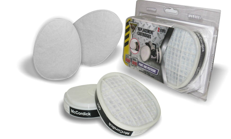 WORKHORSE® Replacement Two Cartridges and Two Filters OVP95 White 1 Pair/Pack