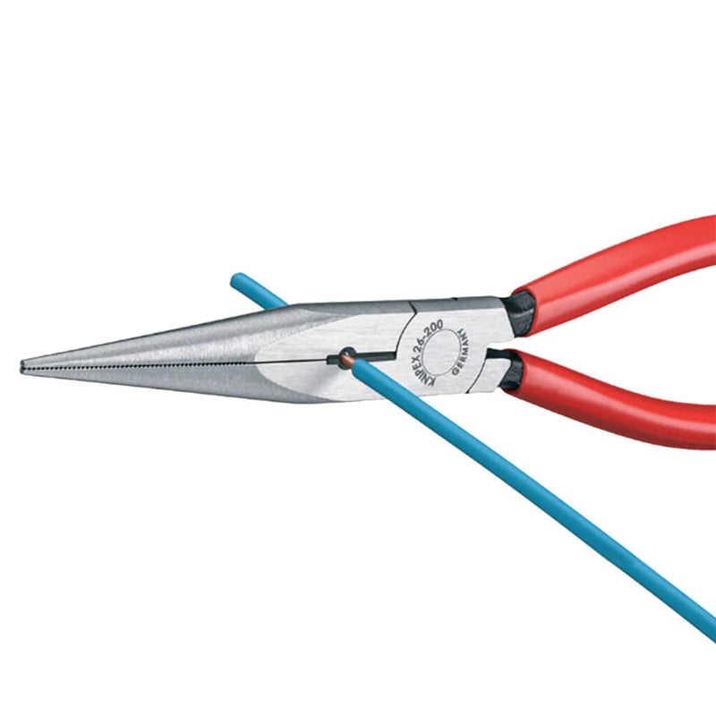 Knipex 26 11 200 8'' Long Nose Pliers with Cutter 12 AWG Stripping Hole