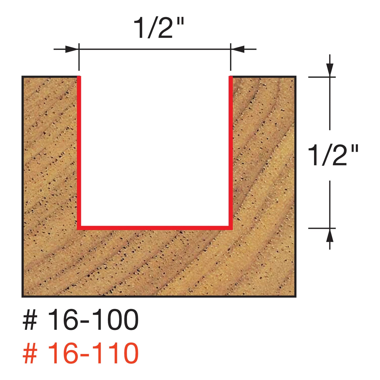 Freud, 16-110 Mèche à mortaiser 1/2'' Tige 1/2'' 13049