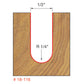 Freud, 18-116 1/2'' Round Nose Router Bit 1/2'' Shank