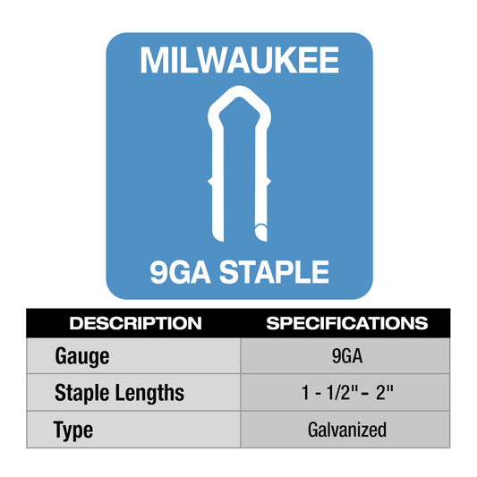 Milwaukee, 2843-20 Agrafeuse de clôture utilitaire M18 FUEL