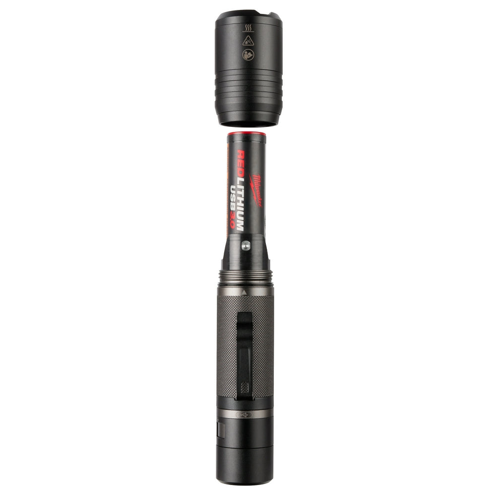 Milwaukee, 2162-21 REDLITHIUM USB 2,000 Lumen Slide Focus Flashlight