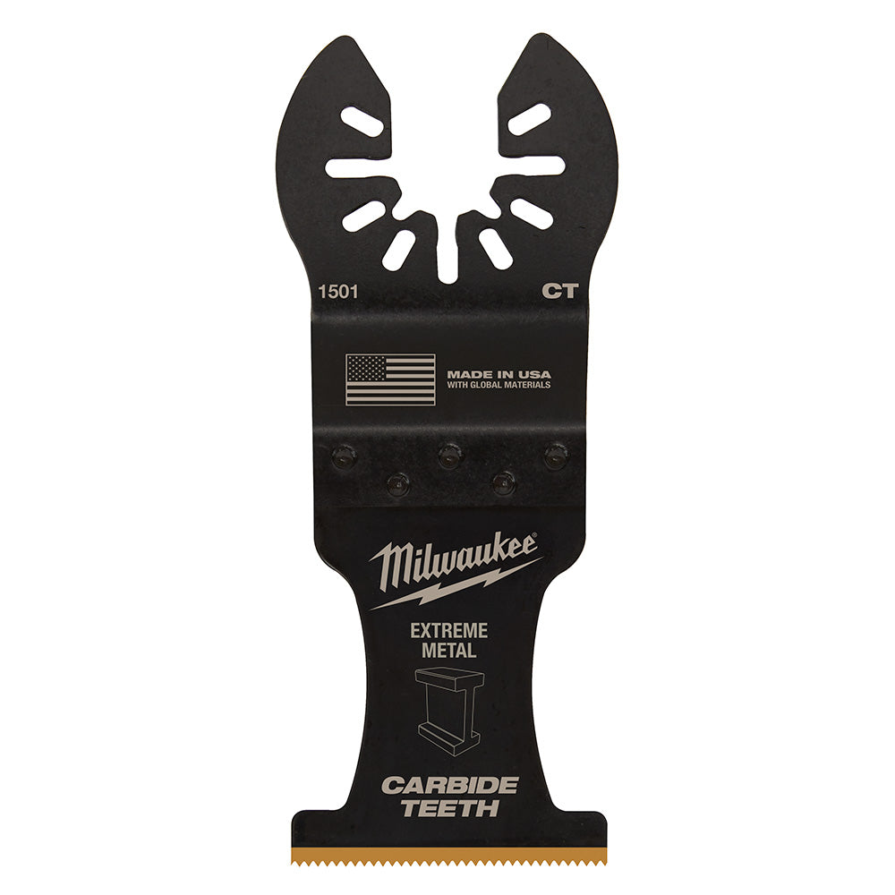 Milwaukee, 49-25-1501 MILWAUKEE® OPEN-LOK™ 1-3/8" Carbide Teeth Metal Multi-Tool Blade