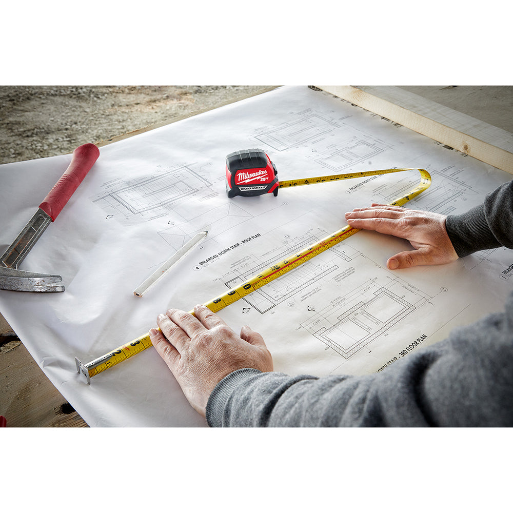 Milwaukee, 48-22-0335 35ft Compact Wide Blade Magnetic Tape Measure