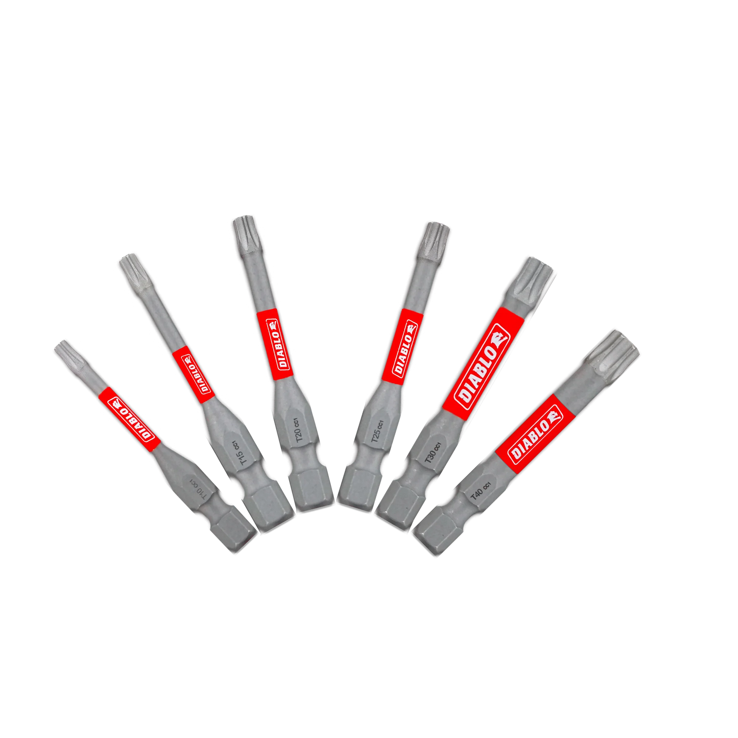 Diablo, DTV2-S6 2 in. Torx Drive Bit Assorted (6 Pc) Pack