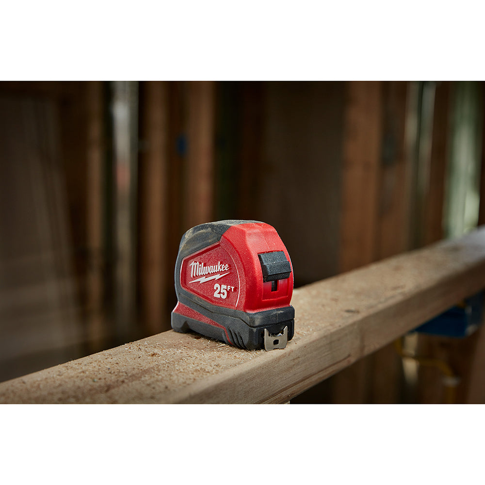 Milwaukee, 48-22-6825 25 ft. Compact Auto Lock Tape Measure