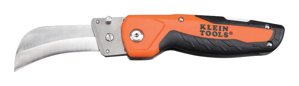 Klein Tools 44218 – 2.5-Inch Cable Skinning Utility Knife with Replaceable Blade