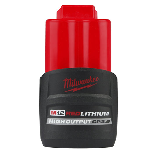 Milwaukee, 48-11-2425 M12 REDLITHIUM HIGH OUTPUT CP2.5 Battery Pack