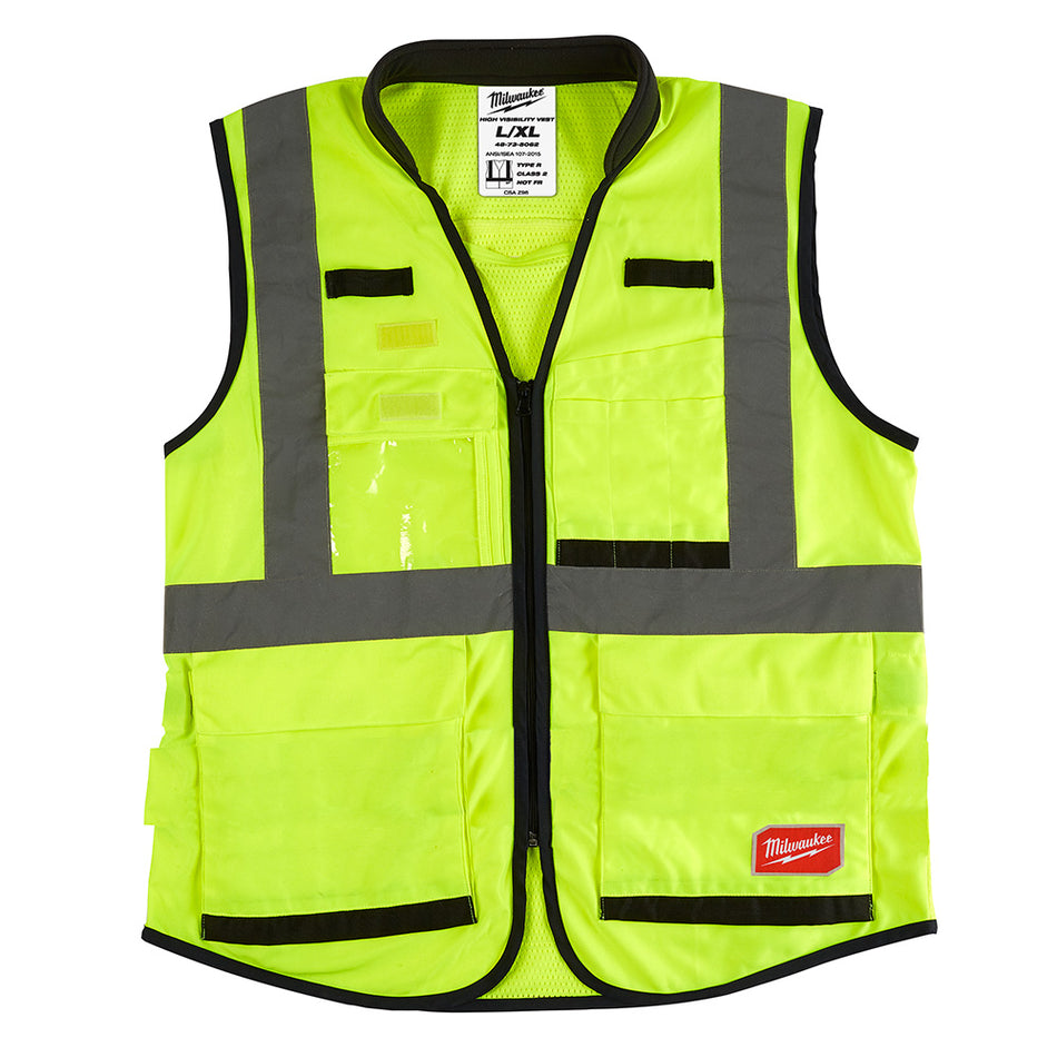 Milwaukee, 48-73-5081 Gilet de sécurité performant jaune haute visibilité - S/M (CSA)