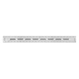 JessEm Imperial Stainless Steel Precision Rulers with Flex Grip