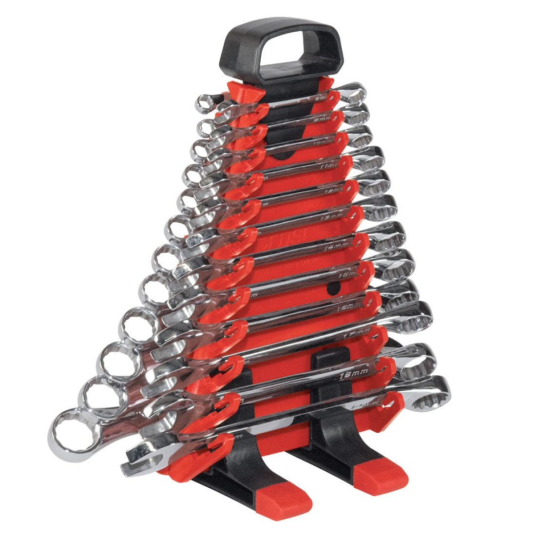 Ernst, 5230 30 Tool Wrench Tool Tower-Red