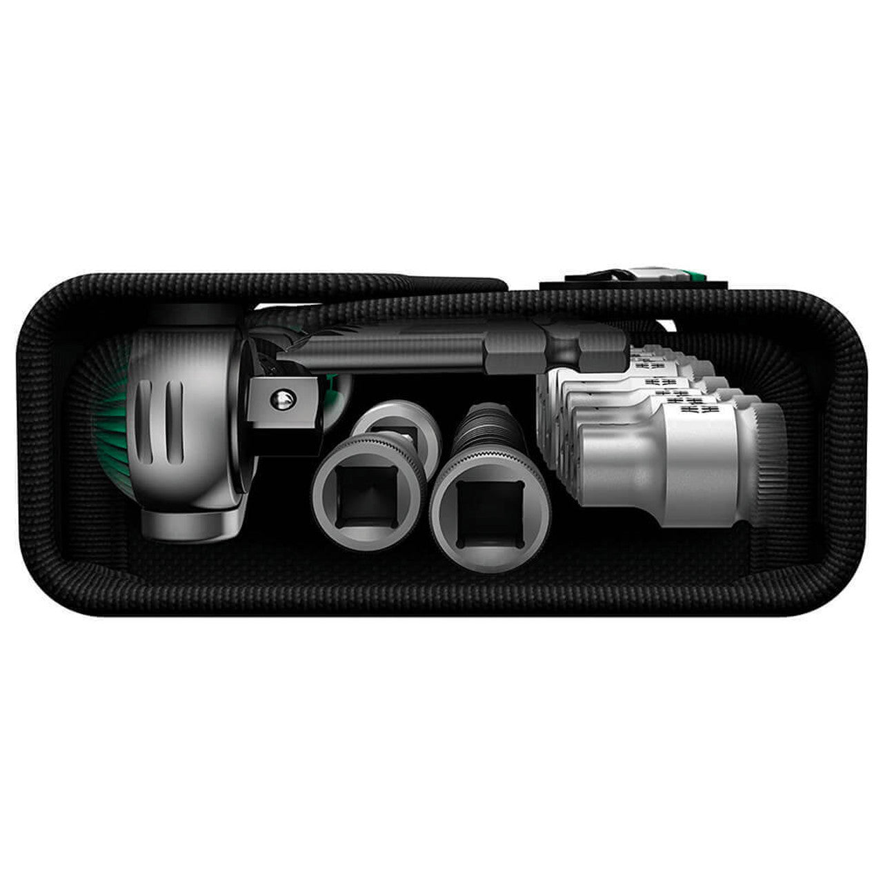 Wera Tools 3/8" Drive SAE Ratchet & Socket Set with Case - 29 Piece